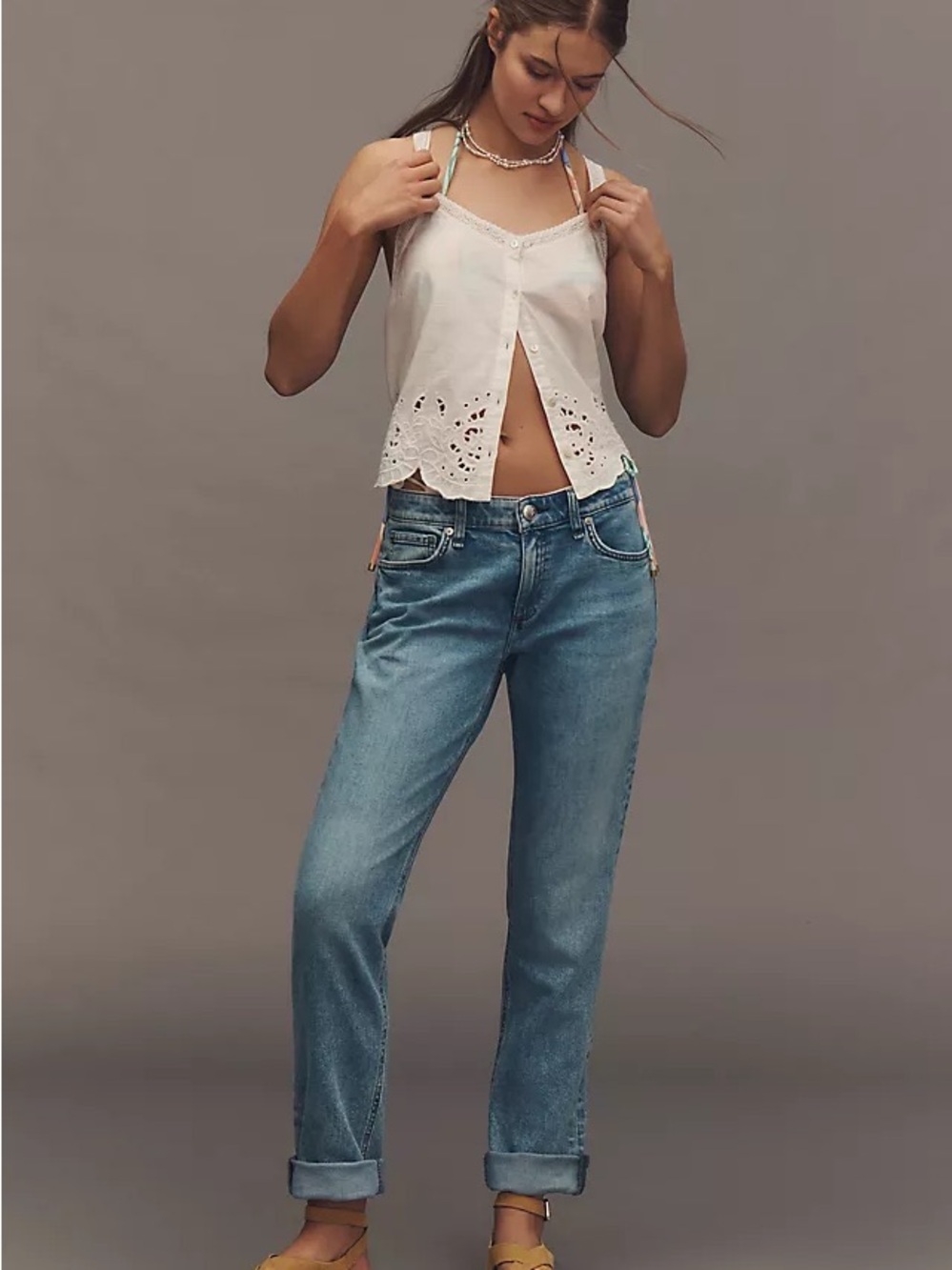 Rag & Bone The Dre Low Rise Slim Boyfriend Jeans Size 24 90s Y2K